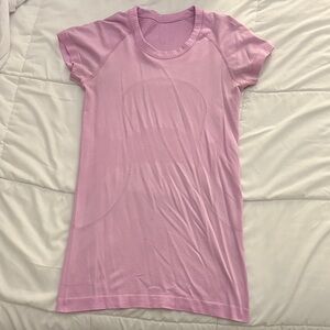 Lululemon Athletica Light Pink Short Sleeve Dress